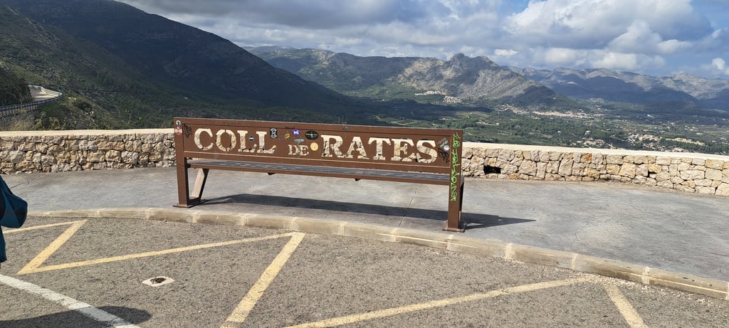 Coll de Rates at dawn, one of the most iconic cycling climbs of the Marina Alta